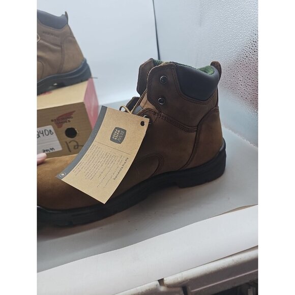Red Wing Work Boot 2240 Men\'s Size 13 H  Brown NEW Waterproof EN NonMetallic Toe main image 9